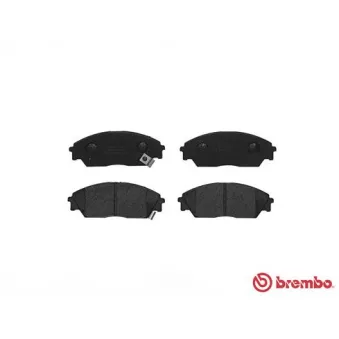 Jeu de 4 plaquettes de frein avant BREMBO