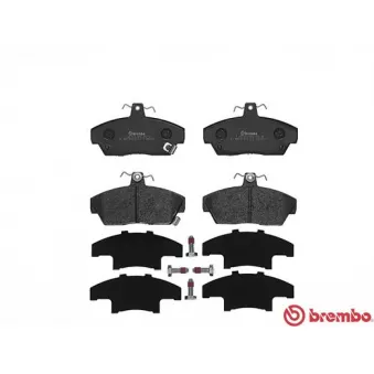Jeu de 4 plaquettes de frein avant BREMBO