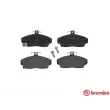 Jeu de 4 plaquettes de frein avant BREMBO P 28 020 - Visuel 1