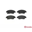 Jeu de 4 plaquettes de frein avant BREMBO P 28 023 - Visuel 1