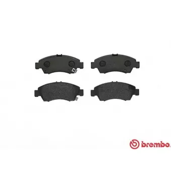 Jeu de 4 plaquettes de frein avant BREMBO