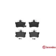 Jeu de 4 plaquettes de frein arrière BREMBO P 28 027 - Visuel 1