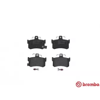Jeu de 4 plaquettes de frein arrière BREMBO