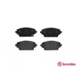 Jeu de 4 plaquettes de frein avant BREMBO P 28 029 - Visuel 1