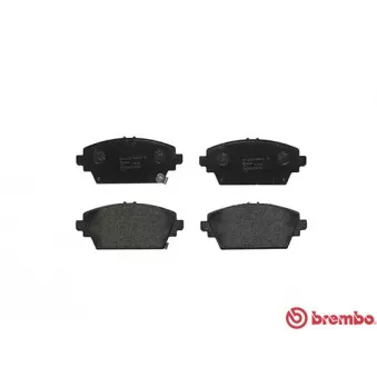 Jeu de 4 plaquettes de frein avant BREMBO P 28 029