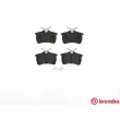 Jeu de 4 plaquettes de frein arrière BREMBO P 28 030 - Visuel 1