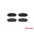 Jeu de 4 plaquettes de frein avant BREMBO P 28 031 - Visuel 1