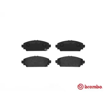 Jeu de 4 plaquettes de frein avant BREMBO P 28 031