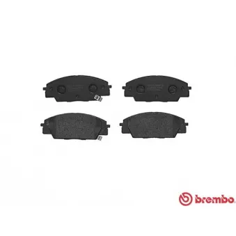 Jeu de 4 plaquettes de frein avant BREMBO