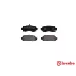 Jeu de 4 plaquettes de frein avant BREMBO P 28 033 - Visuel 1
