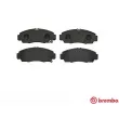 Jeu de 4 plaquettes de frein avant BREMBO P 28 034 - Visuel 1