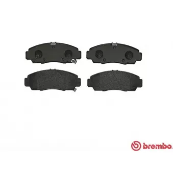 Jeu de 4 plaquettes de frein avant BREMBO P 28 034