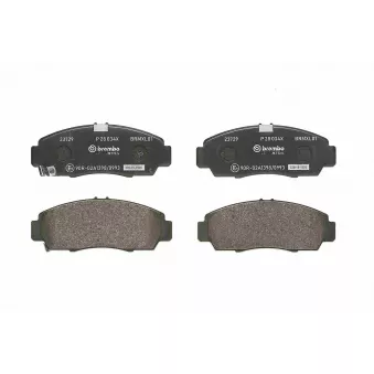 Jeu de 4 plaquettes de frein avant BREMBO P 28 034X
