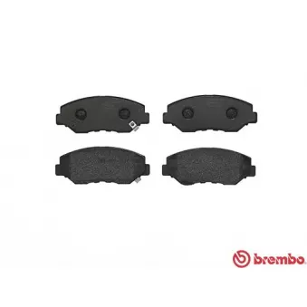Jeu de 4 plaquettes de frein avant BREMBO