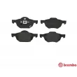 Jeu de 4 plaquettes de frein avant BREMBO P 28 036 - Visuel 1