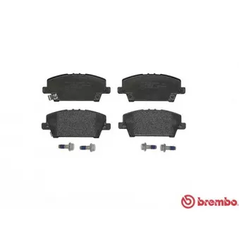 Jeu de 4 plaquettes de frein avant BREMBO P 28 037
