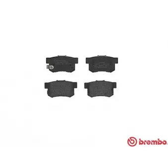 Jeu de 4 plaquettes de frein arrière BREMBO P 28 039