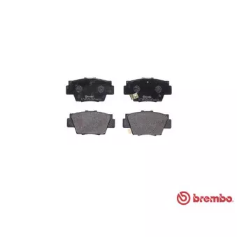 Jeu de 4 plaquettes de frein arrière BREMBO P 28 040