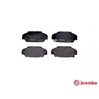 Jeu de 4 plaquettes de frein avant BREMBO P 28 041