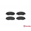 Jeu de 4 plaquettes de frein avant BREMBO P 28 042 - Visuel 1