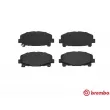 Jeu de 4 plaquettes de frein avant BREMBO P 28 043 - Visuel 1