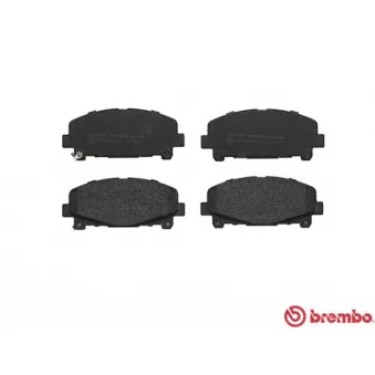 Jeu de 4 plaquettes de frein avant BREMBO P 28 043