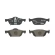 Jeu de 4 plaquettes de frein avant BREMBO P 28 044X - Visuel 1