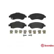 Jeu de 4 plaquettes de frein avant BREMBO P 28 045 - Visuel 1