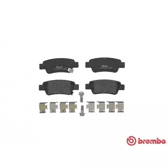 Jeu de 4 plaquettes de frein arrière BREMBO P 28 046