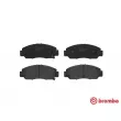 Jeu de 4 plaquettes de frein avant BREMBO P 28 047 - Visuel 1