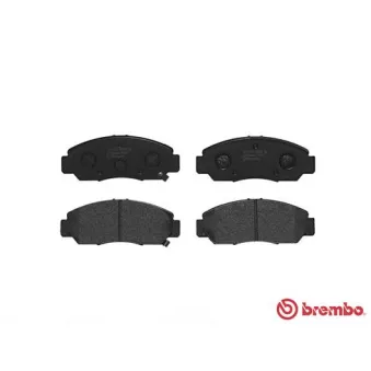Jeu de 4 plaquettes de frein avant BREMBO P 28 047