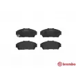 Jeu de 4 plaquettes de frein avant BREMBO P 28 048 - Visuel 1