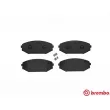 Jeu de 4 plaquettes de frein avant BREMBO P 28 049 - Visuel 1
