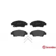 Jeu de 4 plaquettes de frein avant BREMBO P 28 050 - Visuel 1
