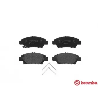 Jeu de 4 plaquettes de frein avant BREMBO