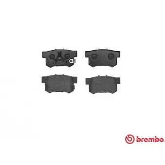 Jeu de 4 plaquettes de frein arrière BREMBO P 28 051