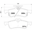 Jeu de 4 plaquettes de frein arrière BREMBO P 28 070 - Visuel 2