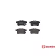 Jeu de 4 plaquettes de frein arrière BREMBO P 28 072 - Visuel 1