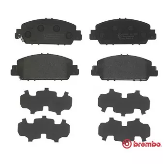 Jeu de 4 plaquettes de frein avant BREMBO P 28 077