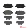 Jeu de 4 plaquettes de frein arrière BREMBO P 28 078 - Visuel 1