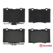 Jeu de 4 plaquettes de frein avant BREMBO P 28 079 - Visuel 1