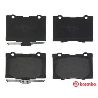 Jeu de 4 plaquettes de frein avant BREMBO P 28 079