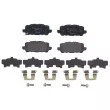Jeu de 4 plaquettes de frein arrière BREMBO P 28 090 - Visuel 1