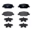 Jeu de 4 plaquettes de frein arrière BREMBO P 28 097 - Visuel 1