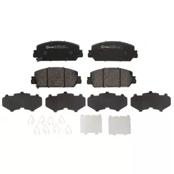 Jeu de 4 plaquettes de frein avant BREMBO P 28 098