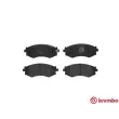 Jeu de 4 plaquettes de frein avant BREMBO P 30 002 - Visuel 1