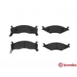 Jeu de 4 plaquettes de frein avant BREMBO P 30 006 - Visuel 1