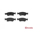 Jeu de 4 plaquettes de frein avant BREMBO P 30 007 - Visuel 1