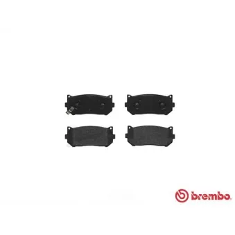 Jeu de 4 plaquettes de frein arrière BREMBO P 30 008