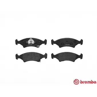 Jeu de 4 plaquettes de frein avant BREMBO P 30 009